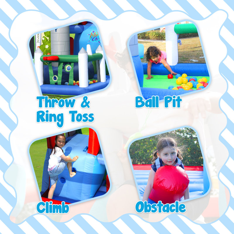 Action Air 9' x 11' Inflatable Bounce House & Reviews Wayfair